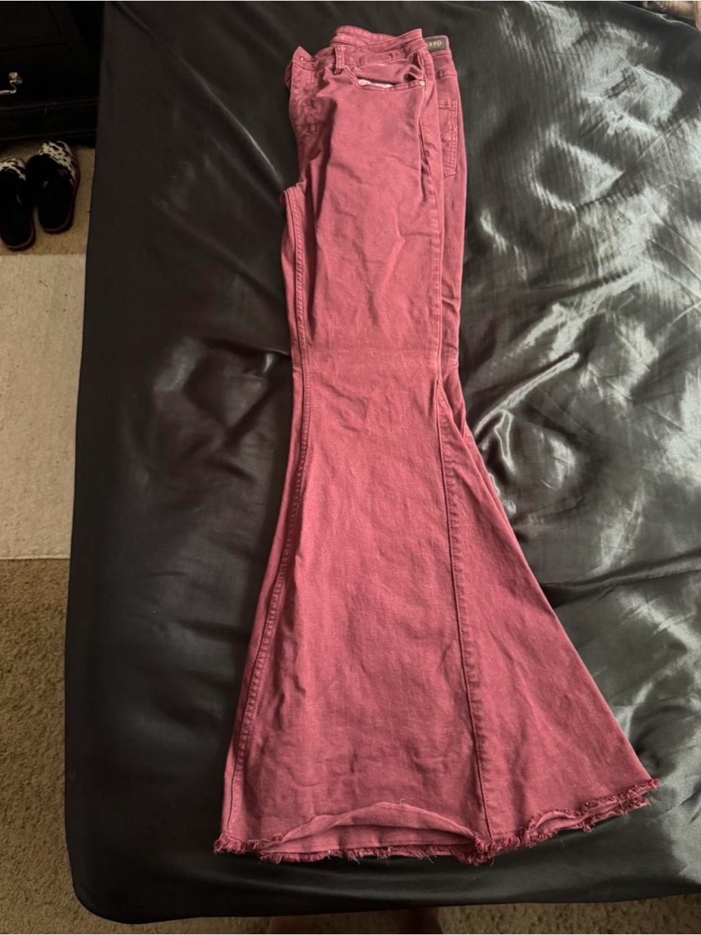 Shyanne Dusty Rose Flare Jeans